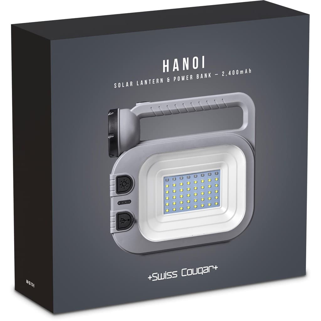 Swiss Cougar Hanoi Solar Lantern & Power Bank - 2 400mAh