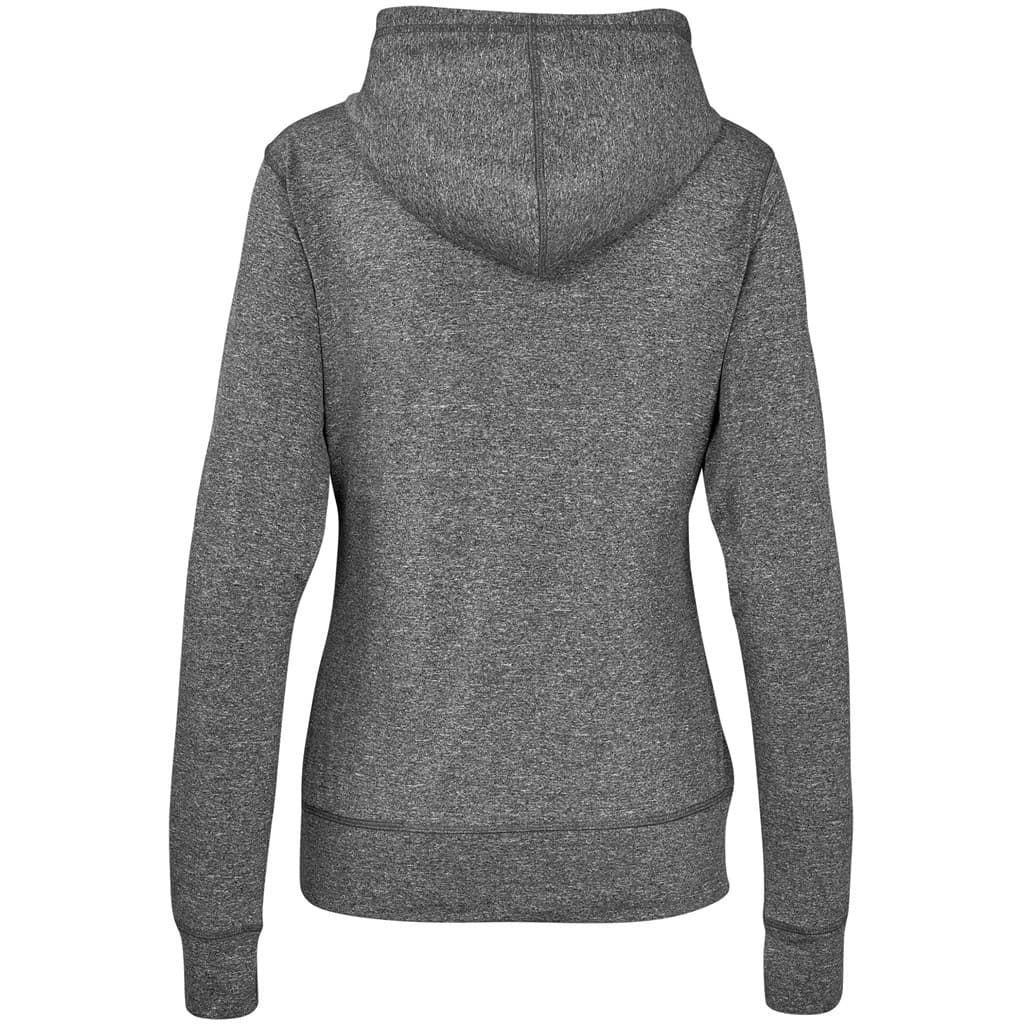 Ladies Fitness Lightweight Hooded Sweater - Black