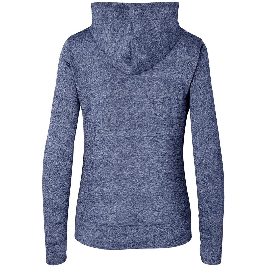 Ladies Fitness Lightweight Hooded Sweater - Navy