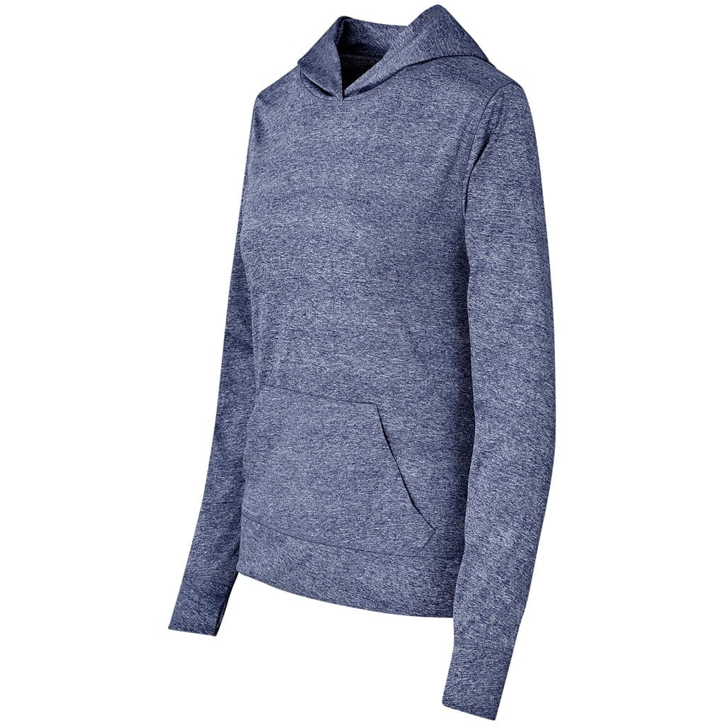 Ladies Fitness Lightweight Hooded Sweater - Navy