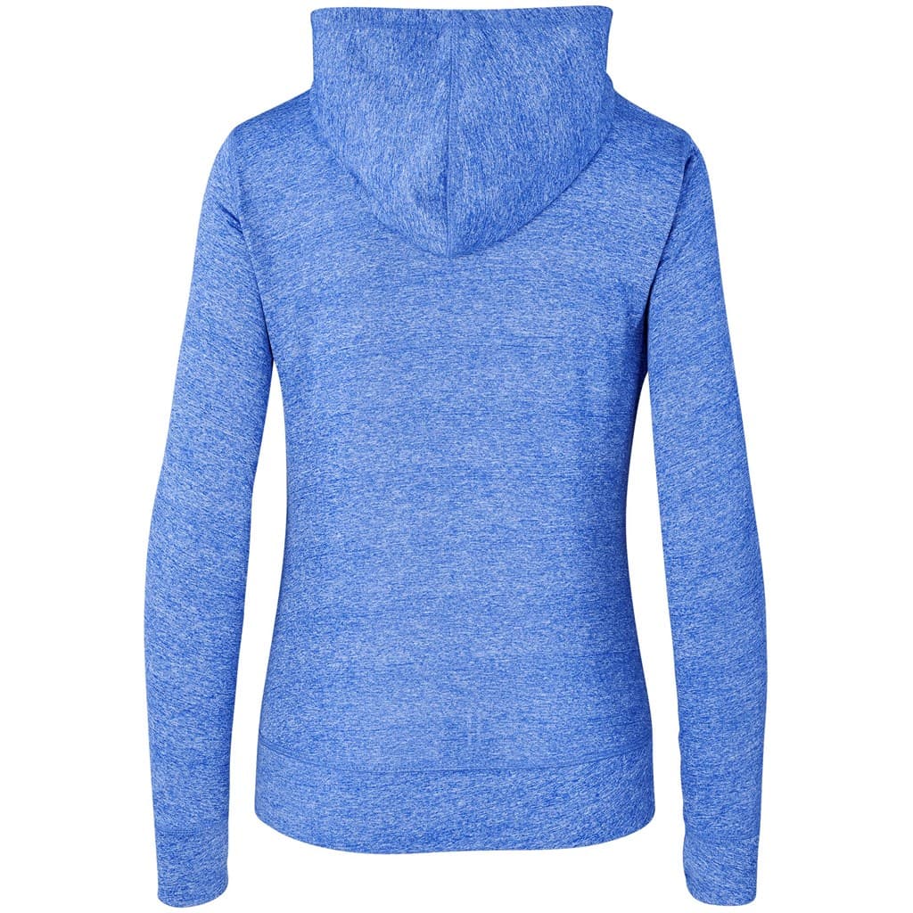 Ladies Fitness Lightweight Hooded Sweater - Royal Blue