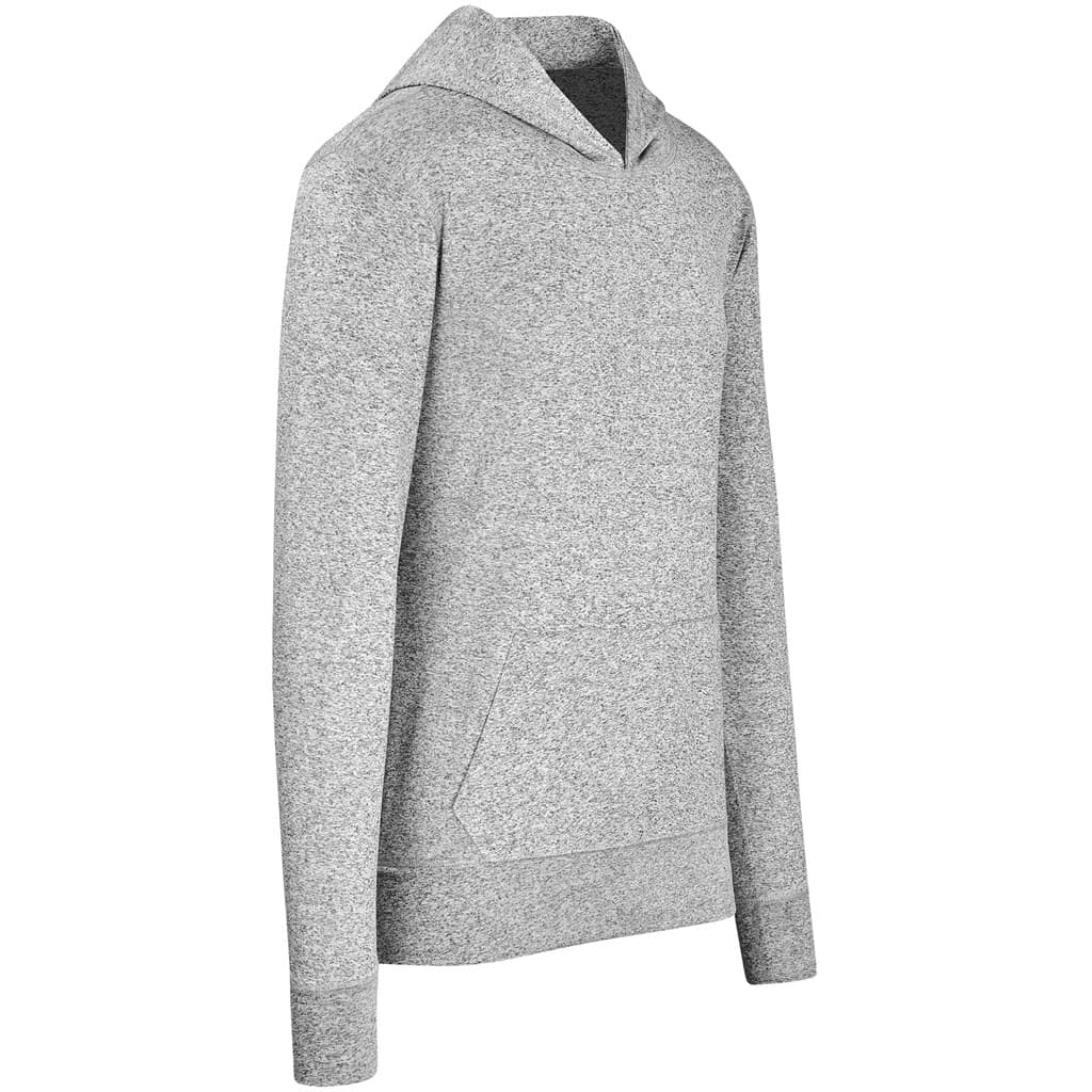 Mens Fitness Lightweight Hooded Sweater - Grey