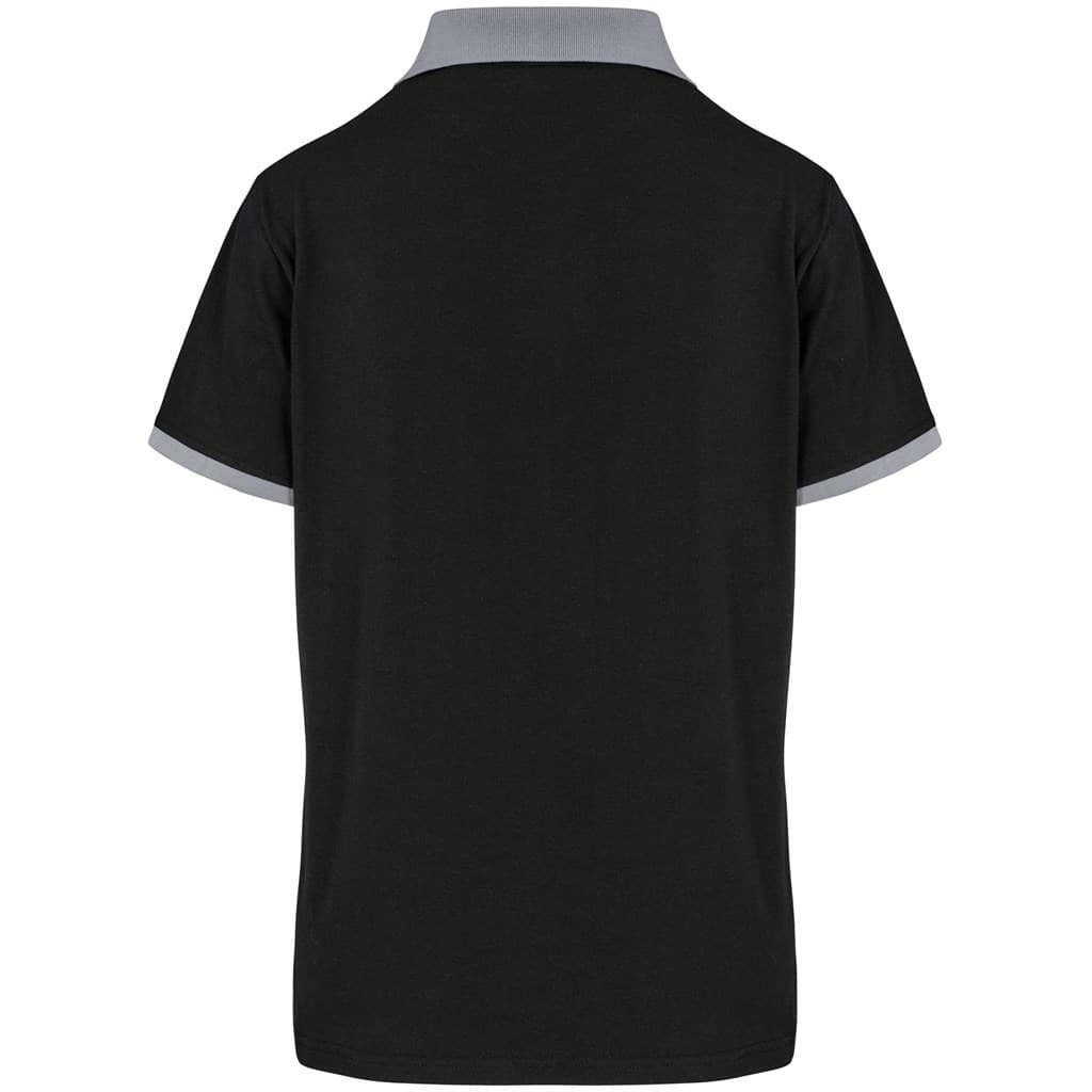 Ladies Caliber Golf Shirt - Black Grey