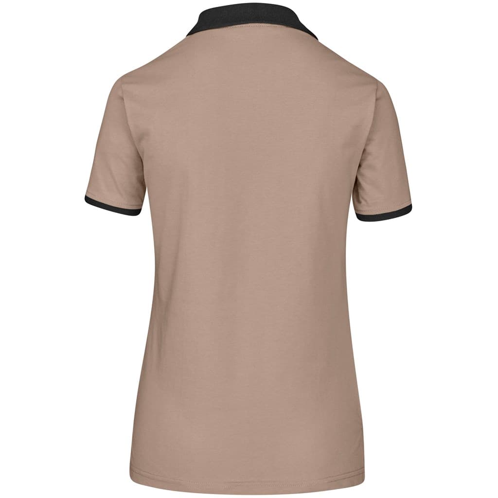 Ladies Caliber Golf Shirt - Stone