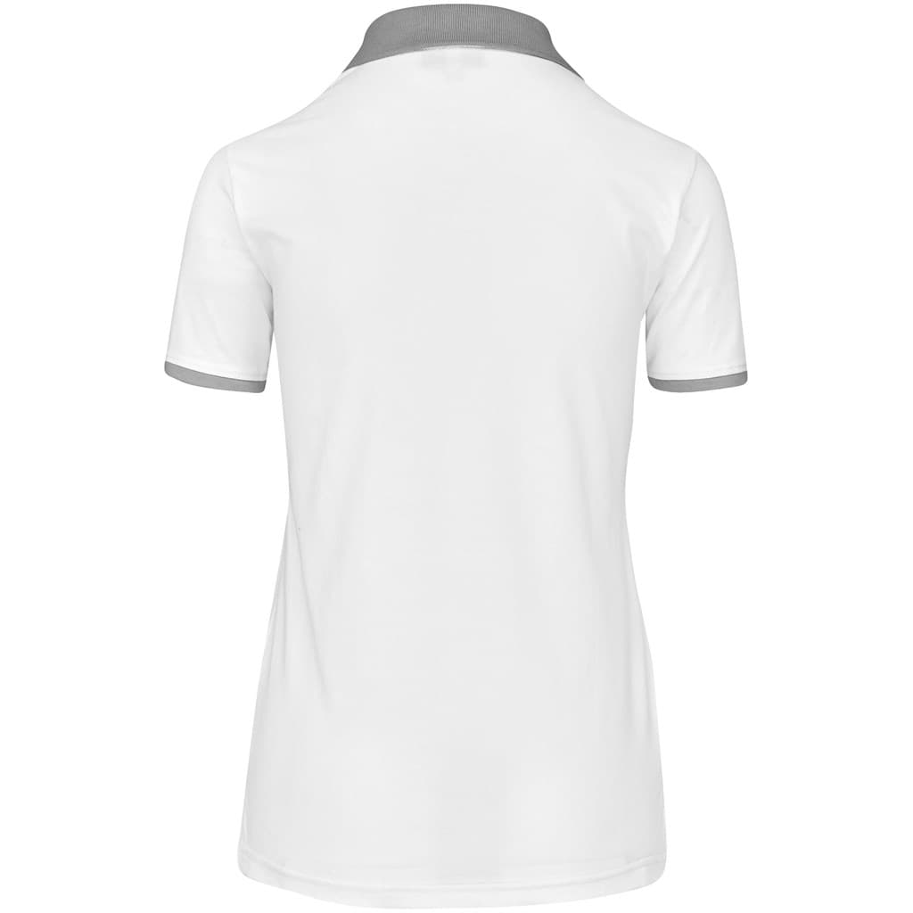 Ladies Caliber Golf Shirt - White