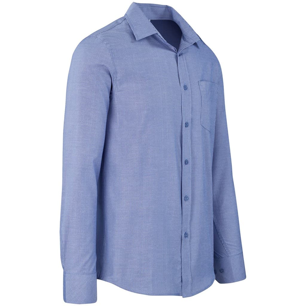 Mens Long Sleeve Northampton Shirt - Royal Blue