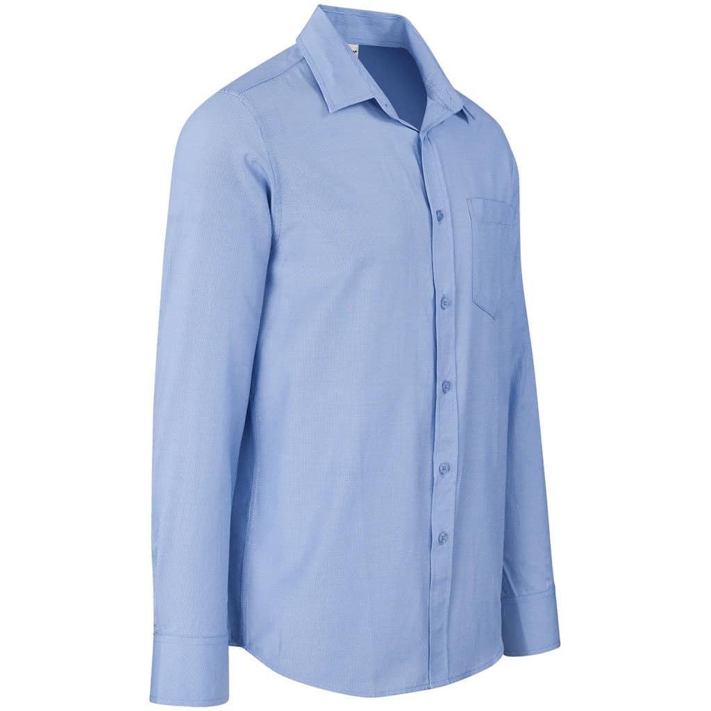 Mens Long Sleeve Northampton Shirt - Sky Blue