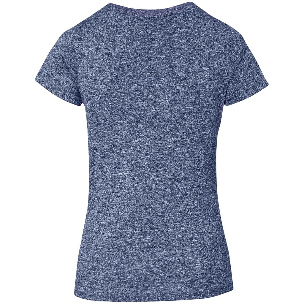 Ladies Oregon Melange T-Shirt - Navy