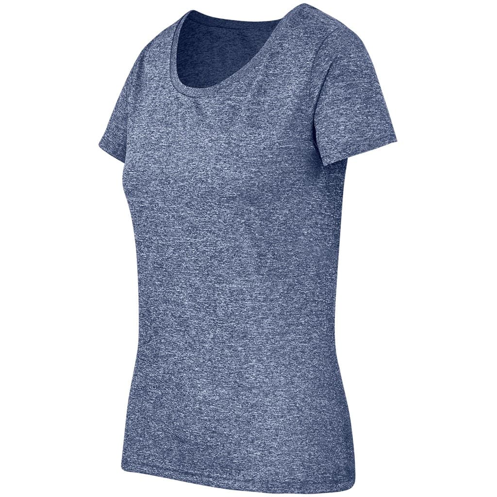 Ladies Oregon Melange T-Shirt - Navy