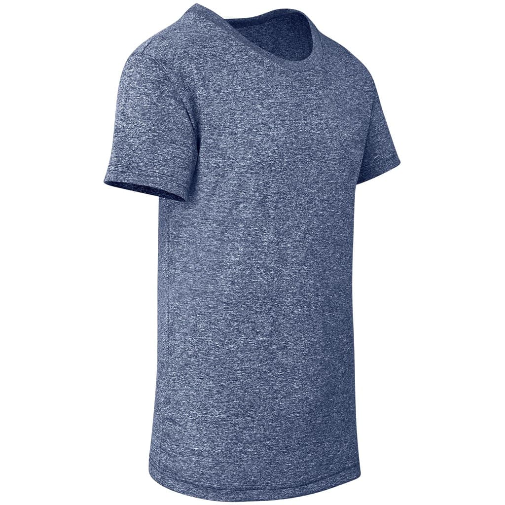 Mens Oregon Melange T-Shirt - Navy
