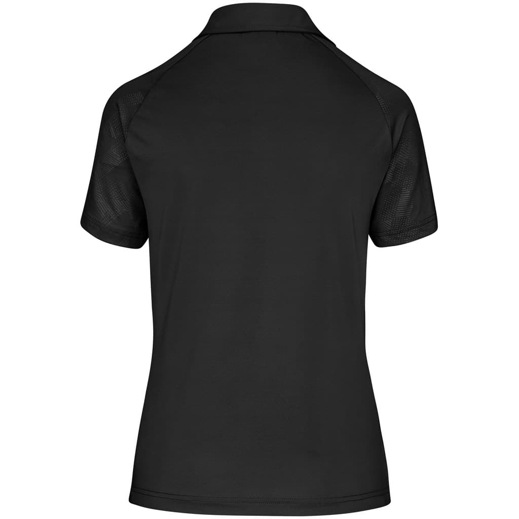 Ladies Santorini Golf Shirt - Black