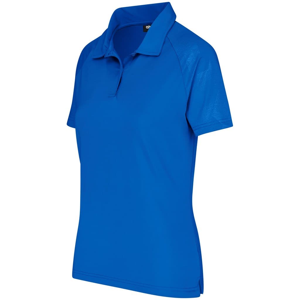 Ladies Santorini Golf Shirt - Blue