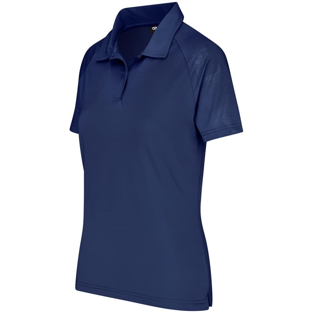 Ladies Santorini Golf Shirt - Navy