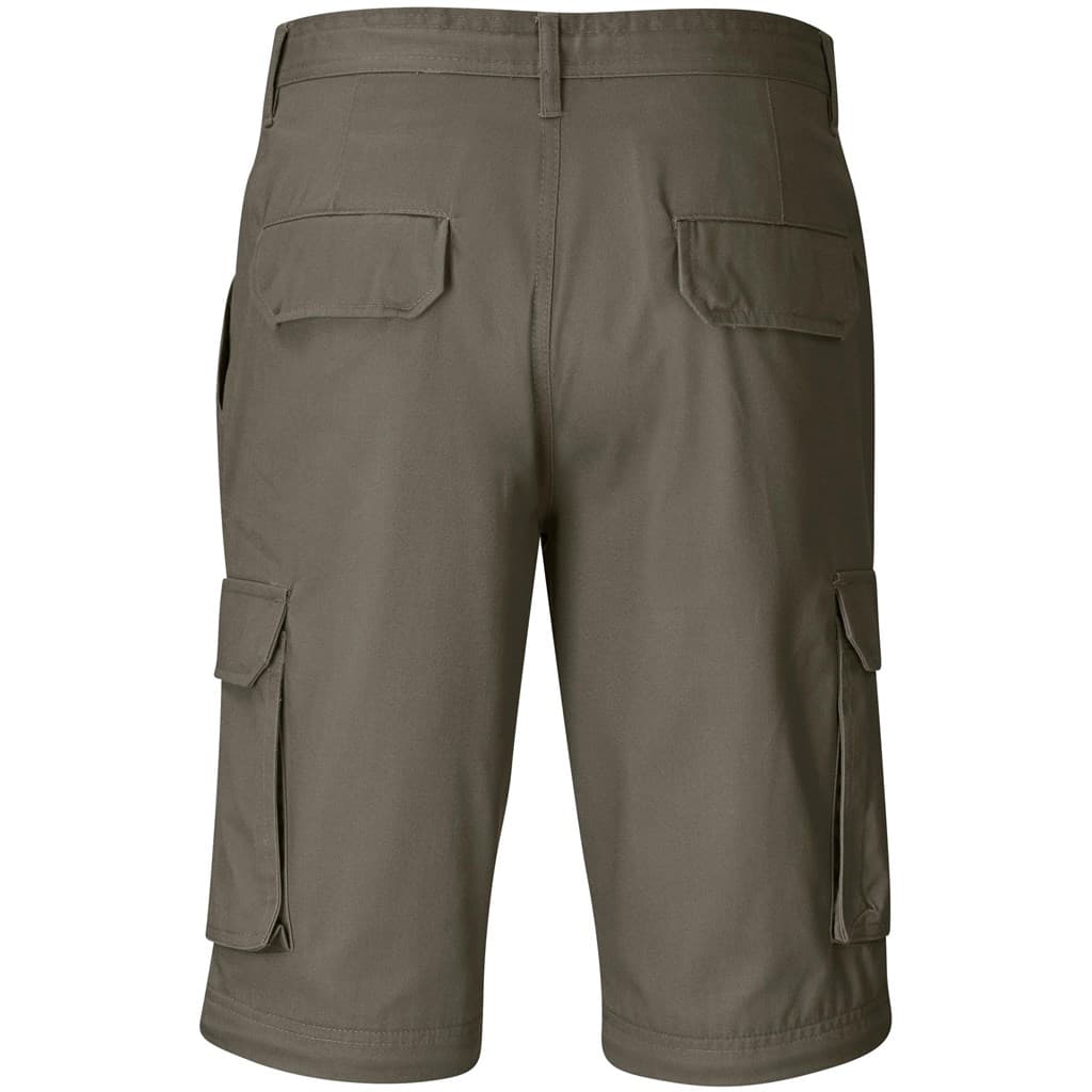 Mens Cargo Zip Off Pants - Khaki