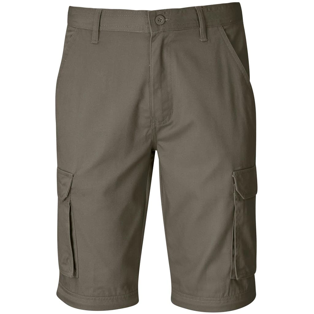 Mens Cargo Zip Off Pants - Khaki