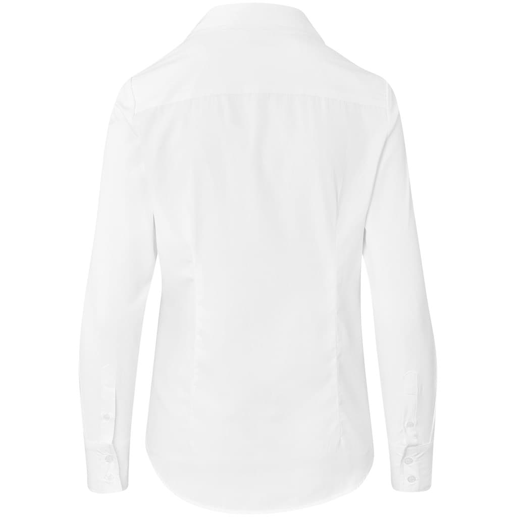Ladies Long Sleeve Carolina Shirt - White