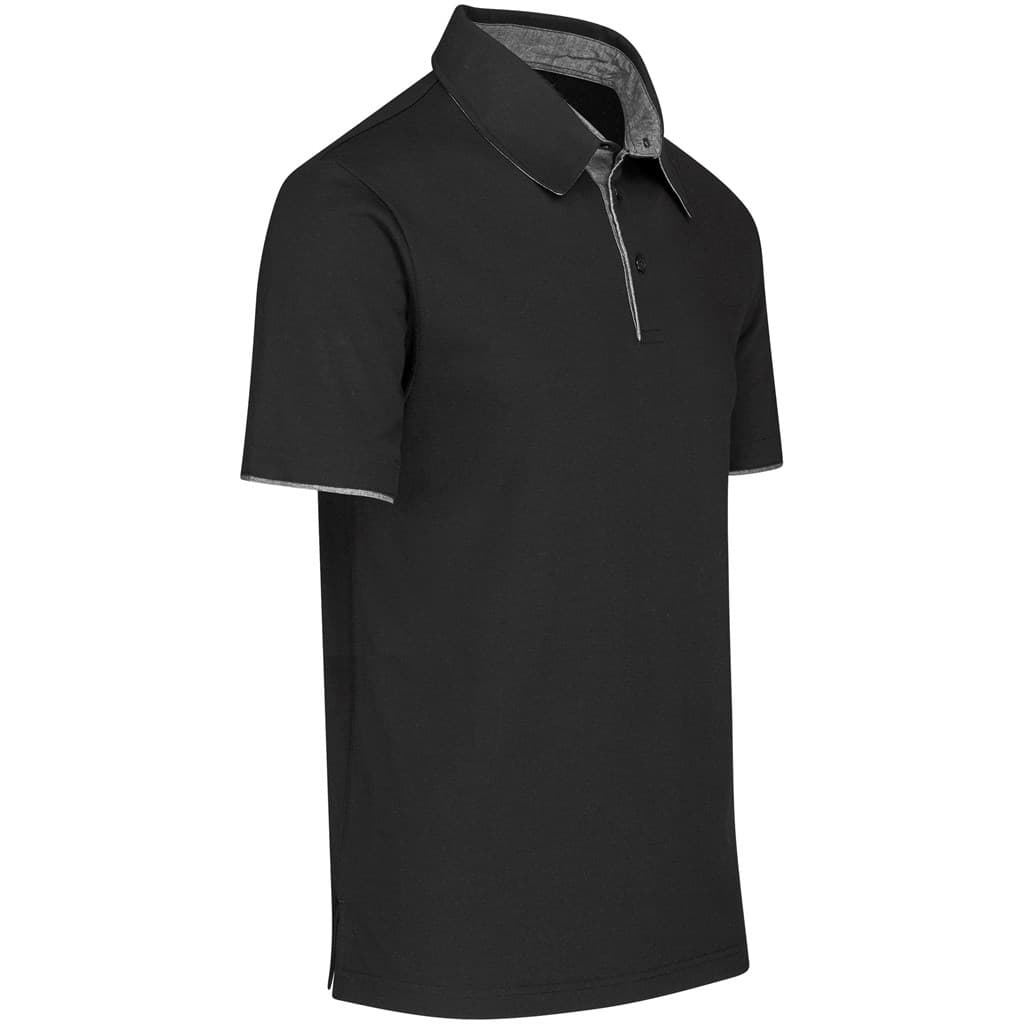 Mens Delta Golf Shirt - Black