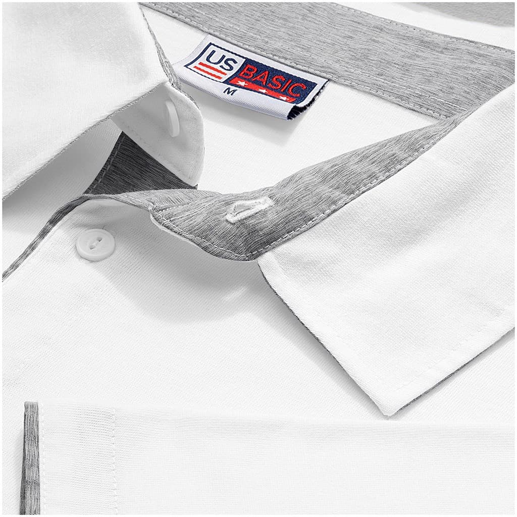 Mens Delta Golf Shirt - White