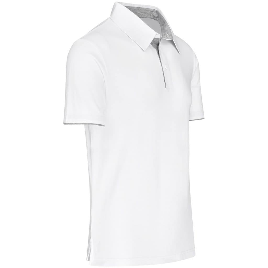 Mens Delta Golf Shirt - White