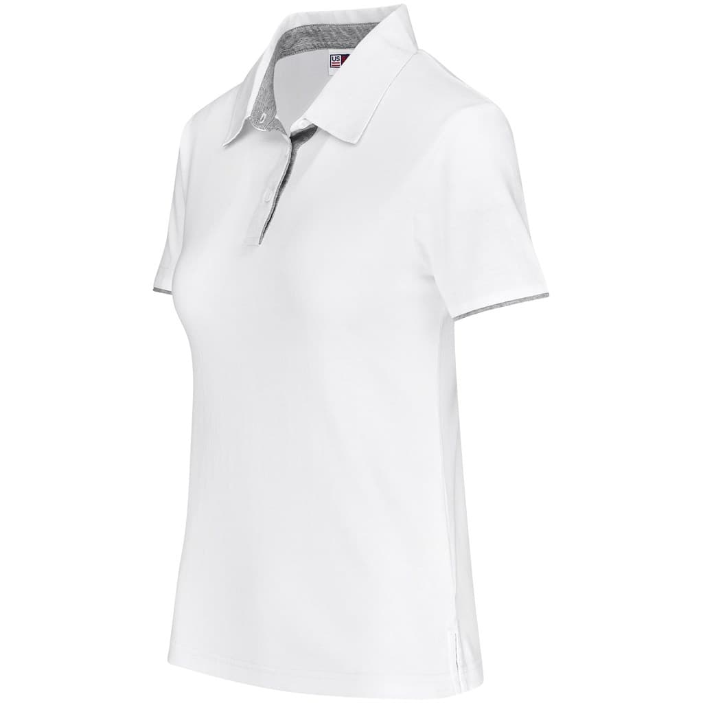 Ladies Delta Golf Shirt - White