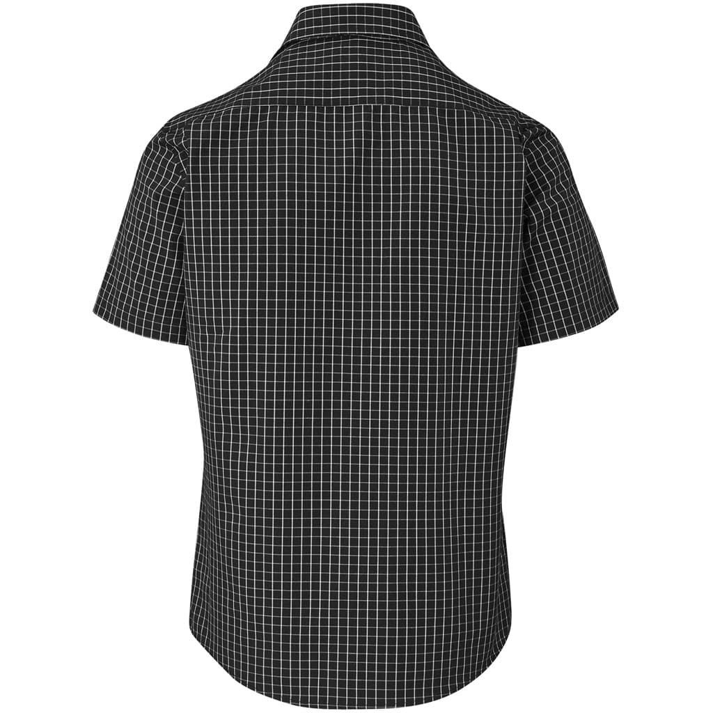 Mens Short Sleeve Aston Shirt - Black