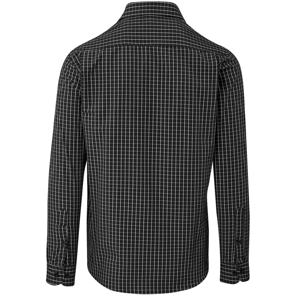 Men Long Sleeve Aston Shirt - Black