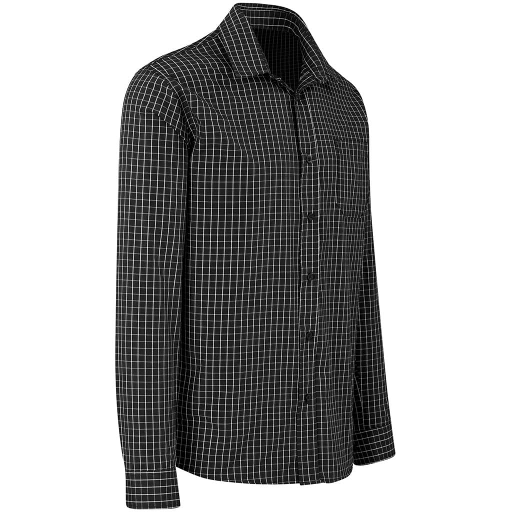 Men Long Sleeve Aston Shirt - Black