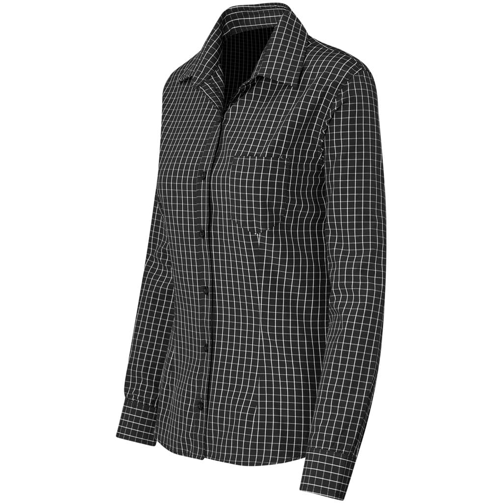 Ladies Long Sleeve Aston Shirt - Black