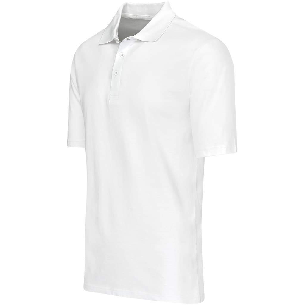 Mens Cardinal Golf Shirt - White