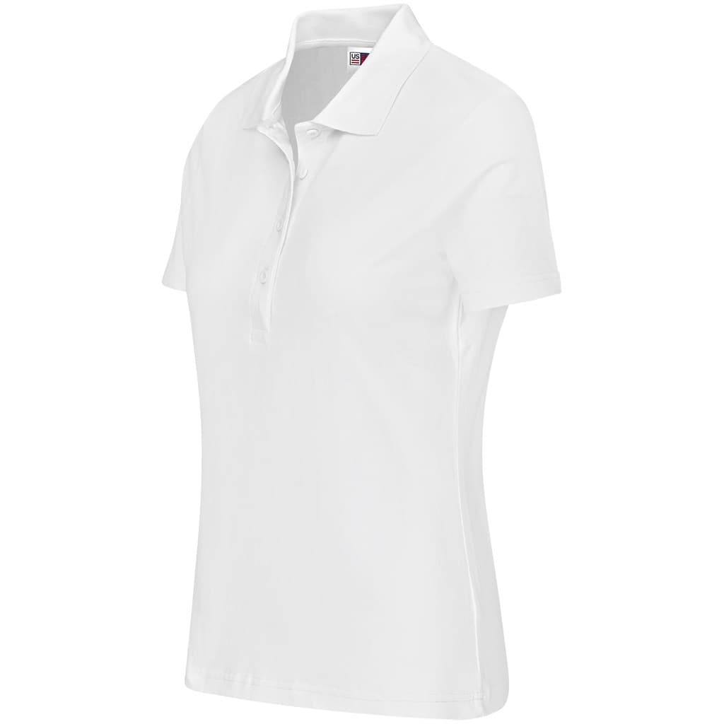 Ladies Cardinal Golf Shirt - White