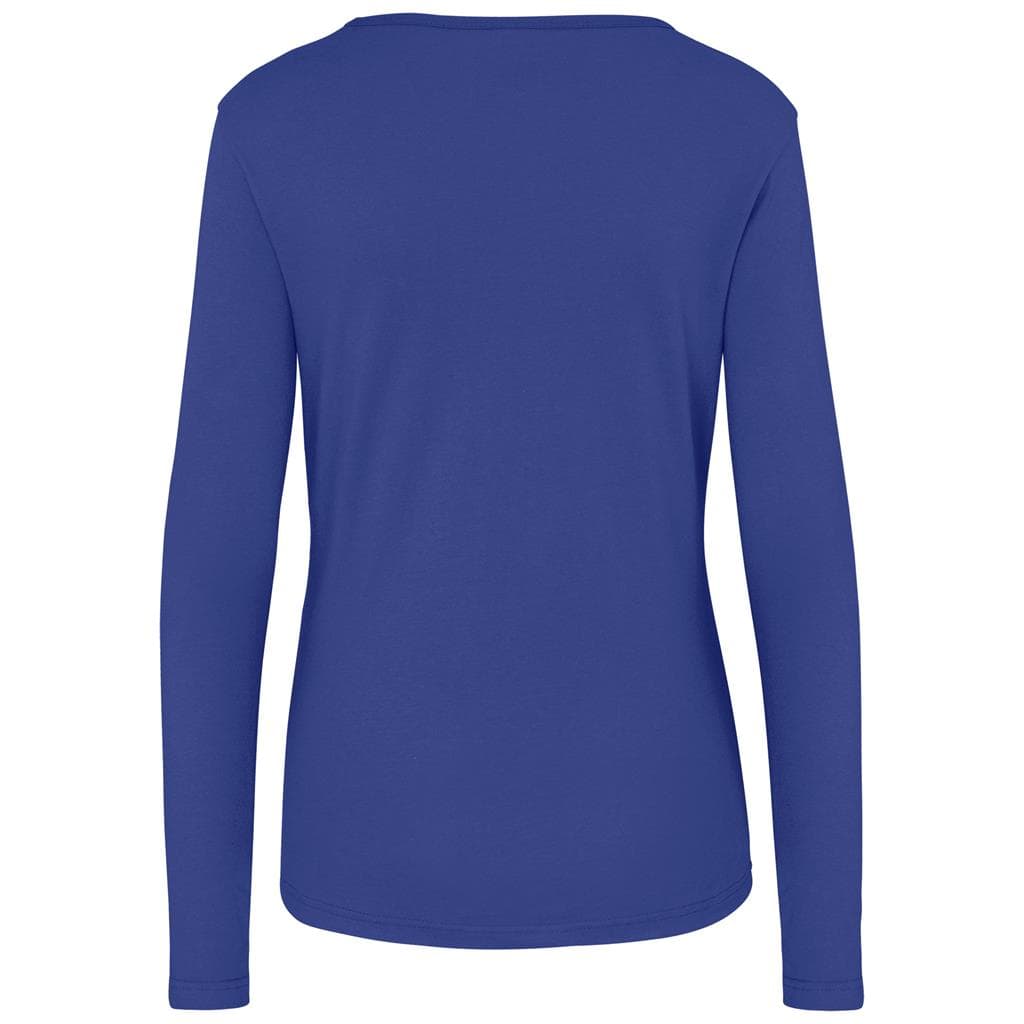 Ladies Long Sleeve Portland T-Shirt - Royal Blue