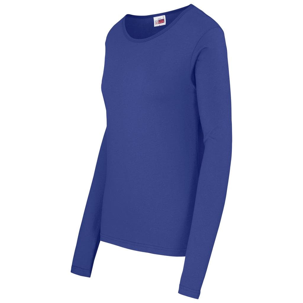 Ladies Long Sleeve Portland T-Shirt - Royal Blue
