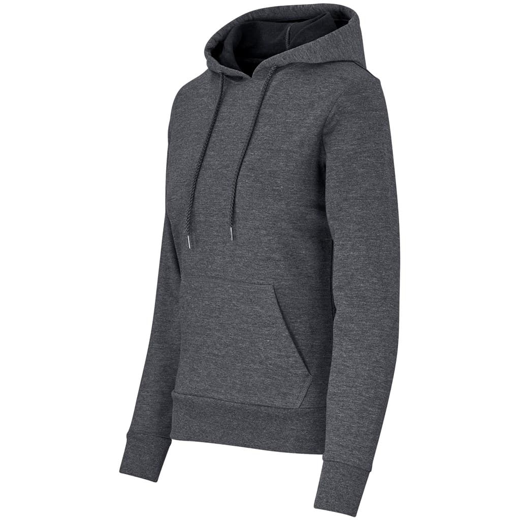 Ladies Omega Hooded Sweater - Charcoal