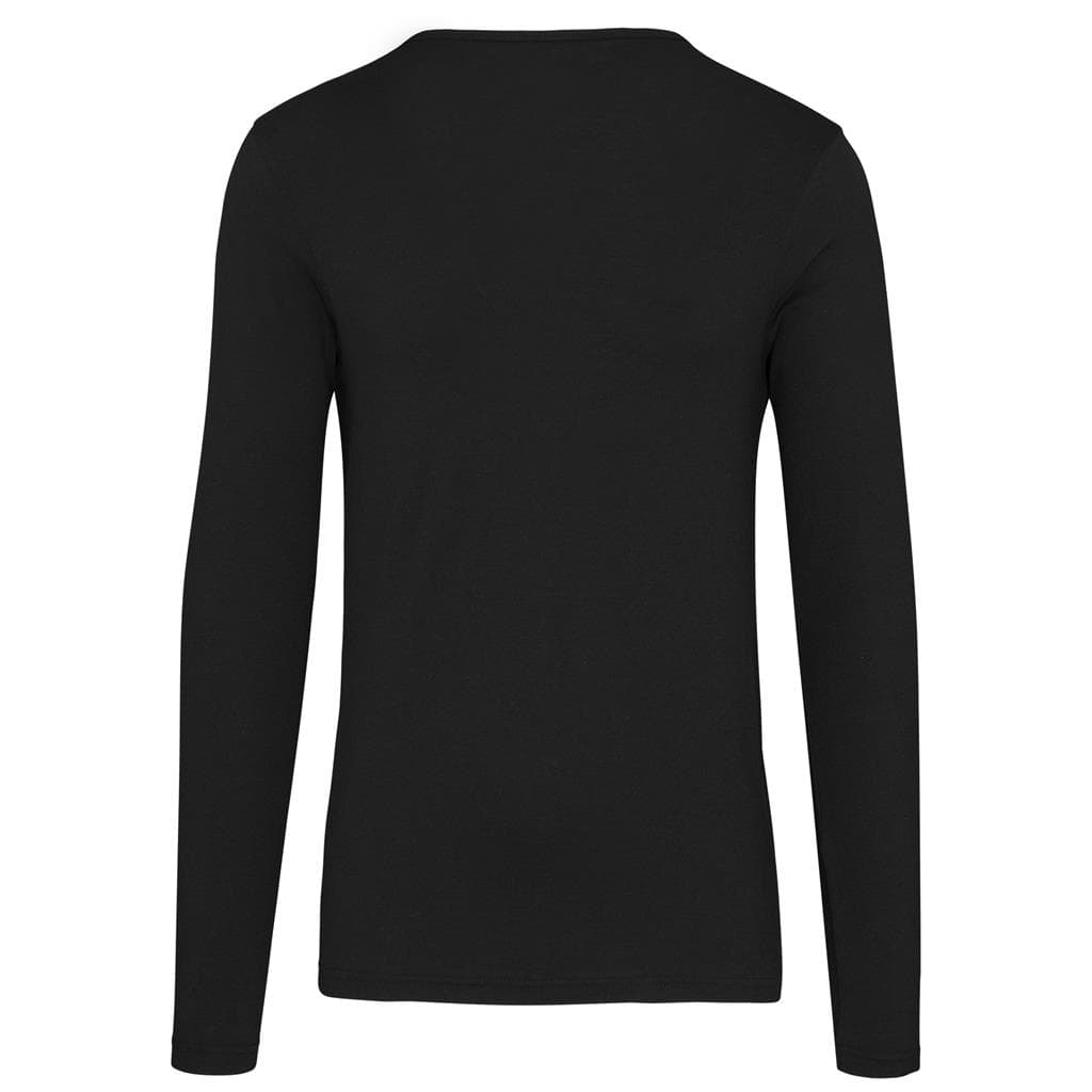 Mens Long Sleeve Portland T-Shirt - Black