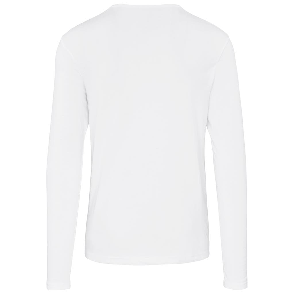 Mens Long Sleeve Portland T-Shirt - White
