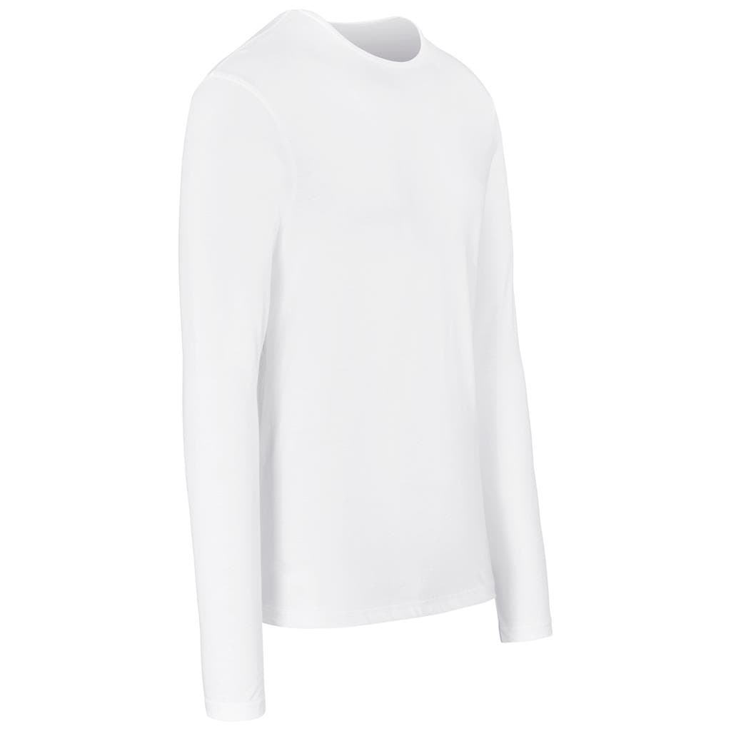 Mens Long Sleeve Portland T-Shirt - White
