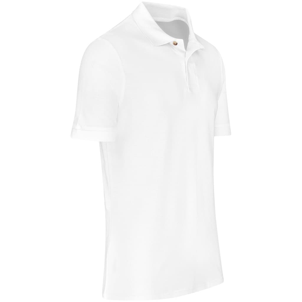 Mens Boston Golf Shirt - White