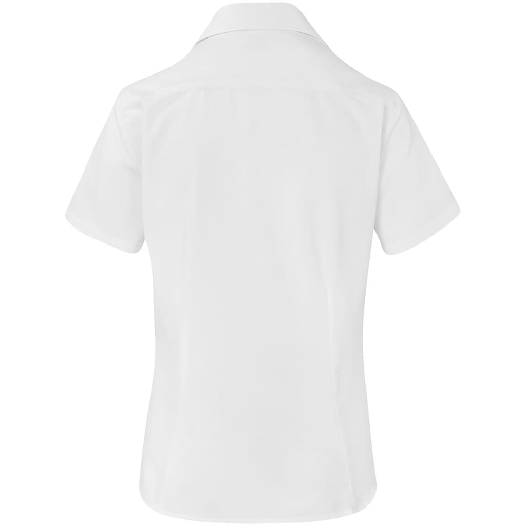 Ladies Short Sleeve Aspen Shirt - White