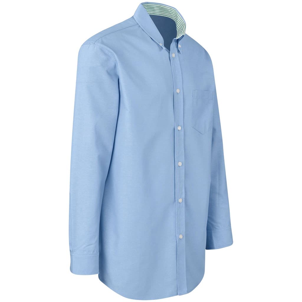 Mens Long Sleeve Aspen Shirt - Blue