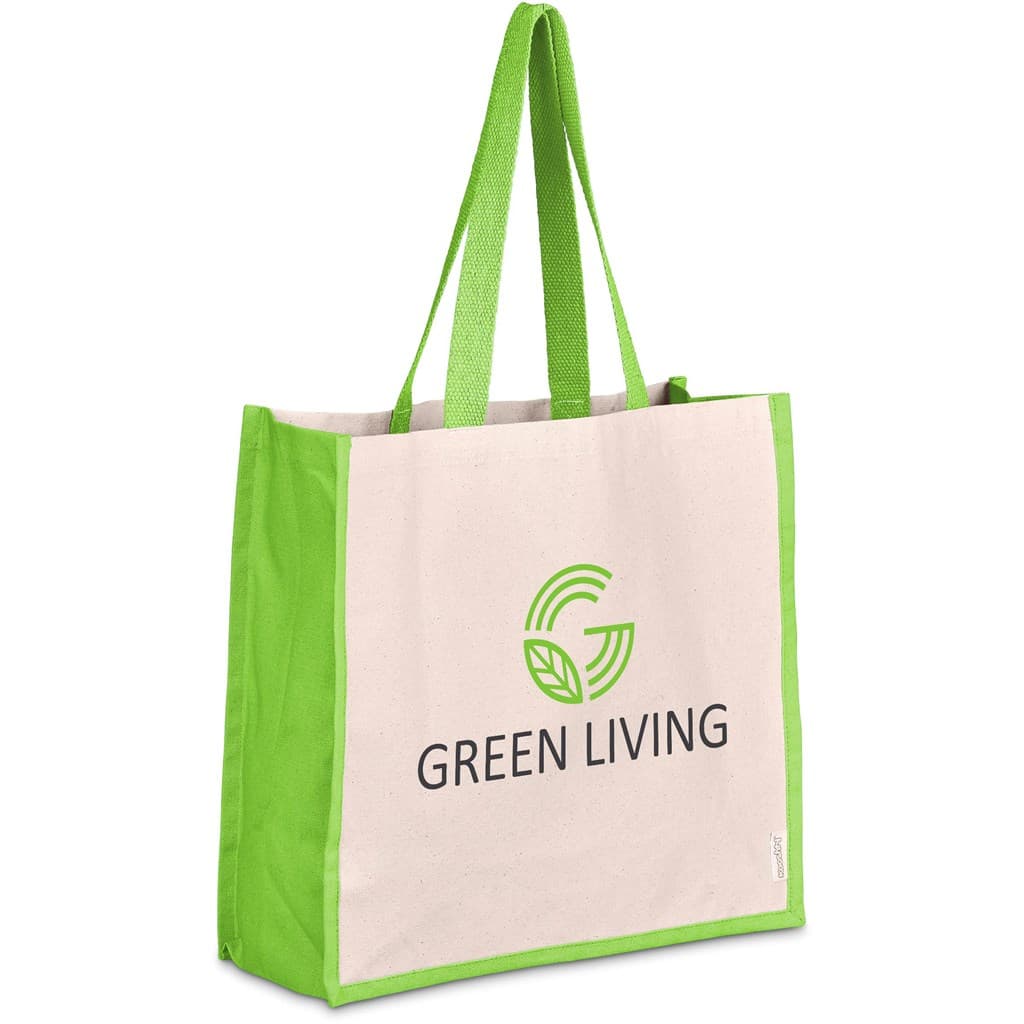 Kooshty SoCo Cotton Tote - Lime