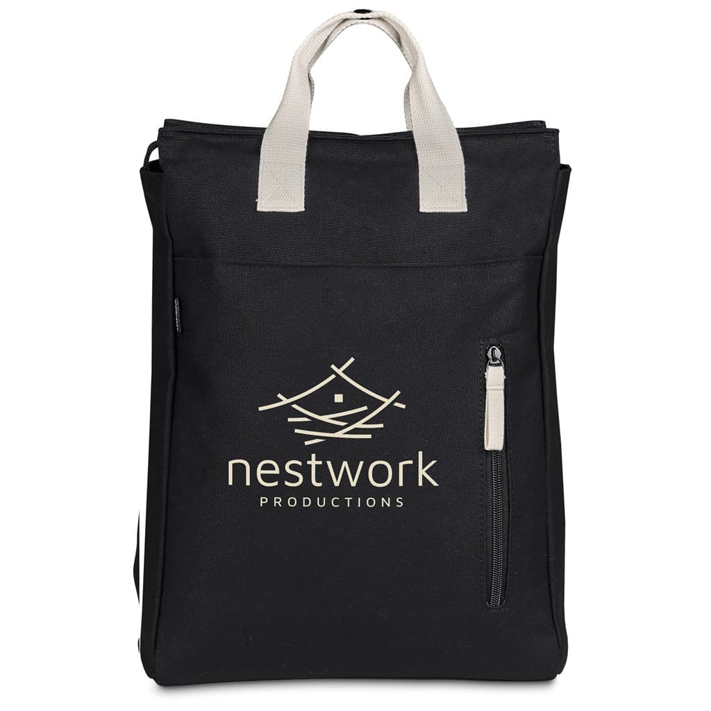 Serendipio Cityline Cotton Canvas Laptop Backpack