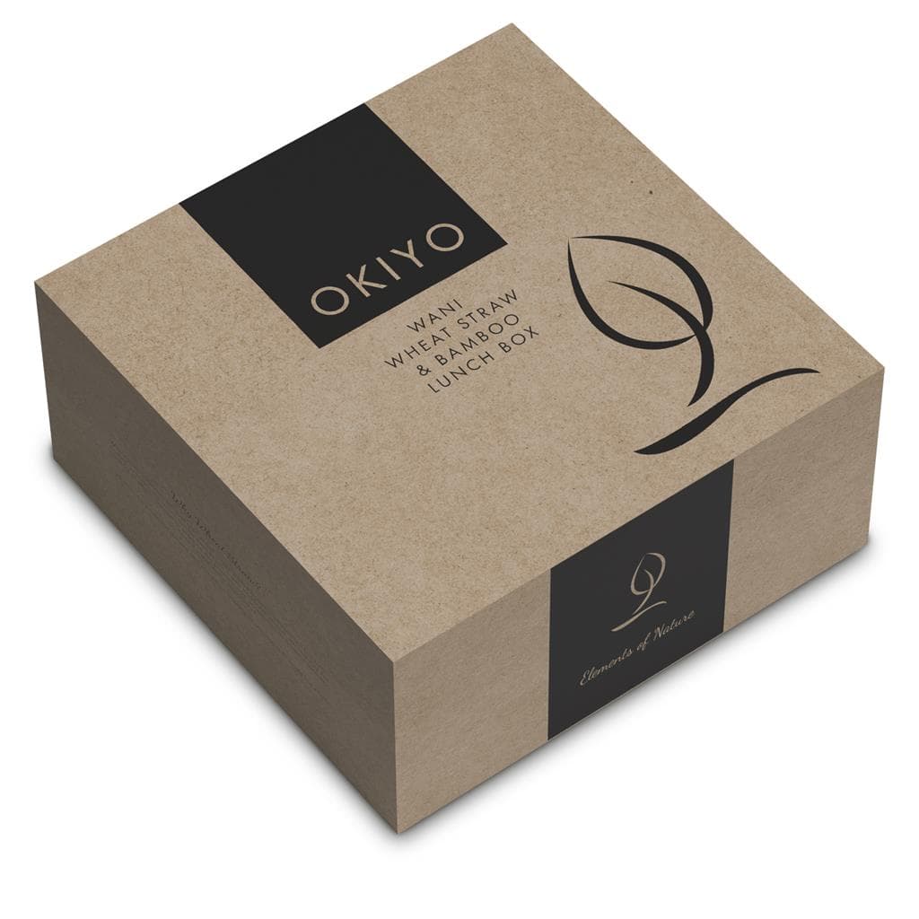 Okiyo Wani Wheat Straw & Bamboo Lunch Box