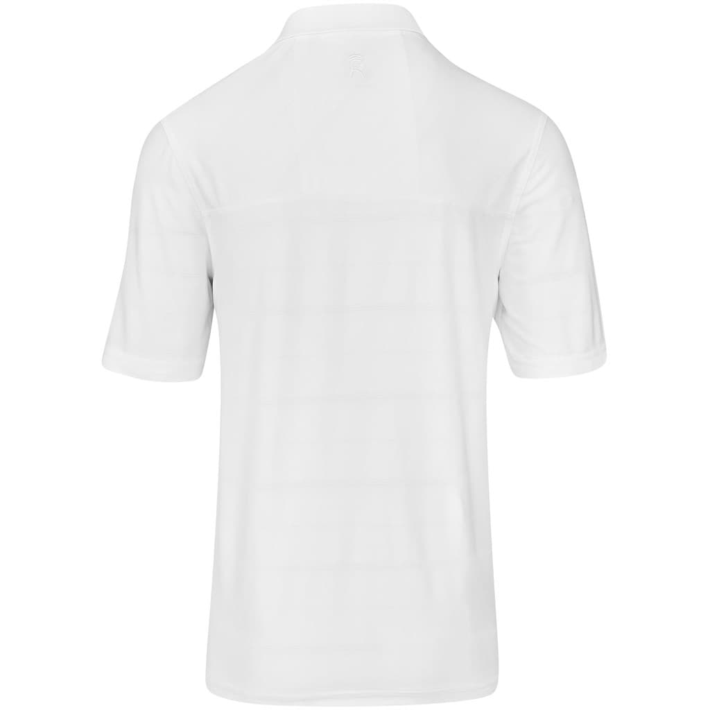 Mens Admiral Golf Shirt - White