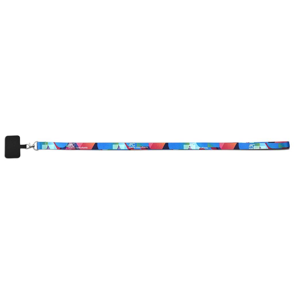 Altitude Turaco Double-Sided Sublimated Satin Crossbody Phone Strap