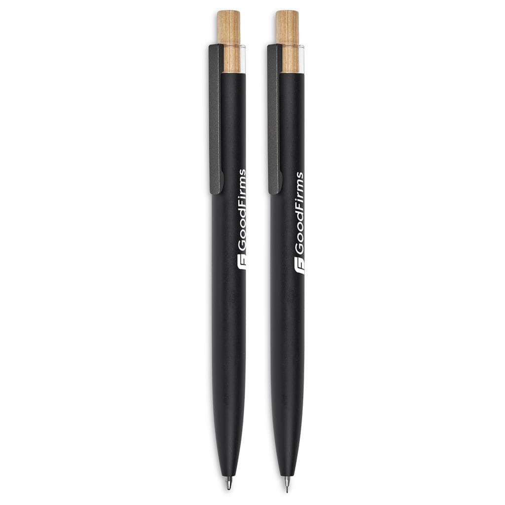 Okiyo Mimotu Ball Pen & Pencil Set - Black