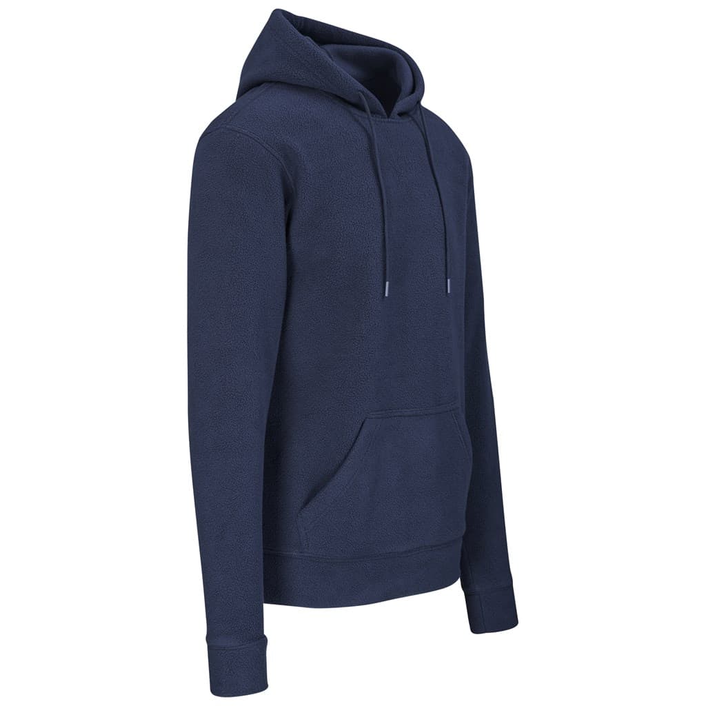 Mens Dawson Polar Fleece Hooded Sweater - Navy