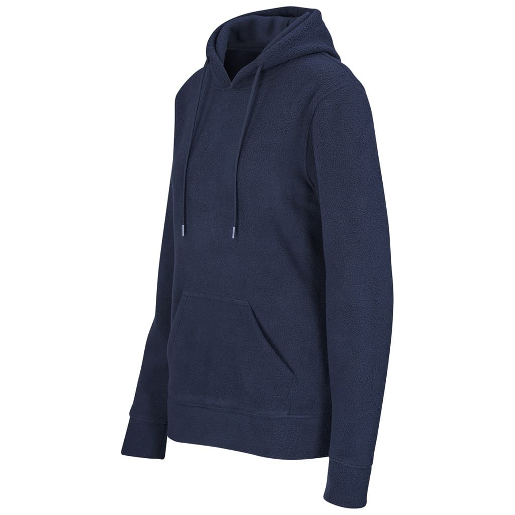 Ladies Dawson Polar Fleece Hooded Sweater - Navy