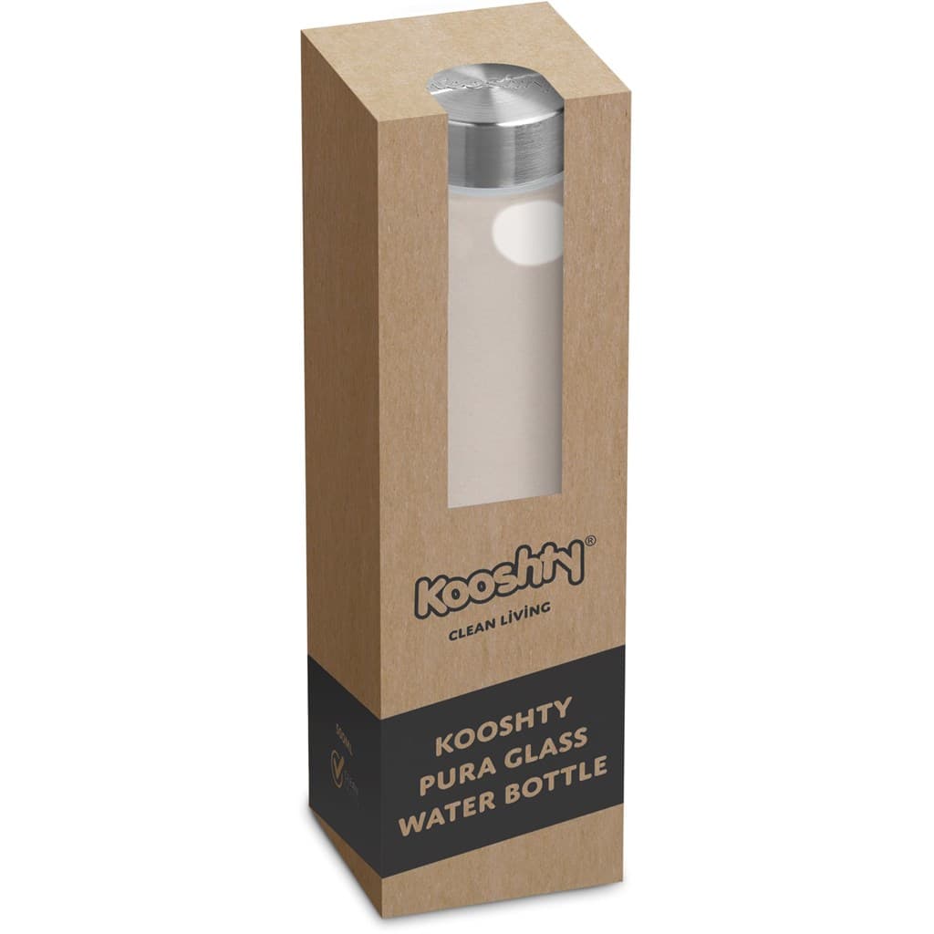 Kooshty Pura Glass Water Bottle - 500ml