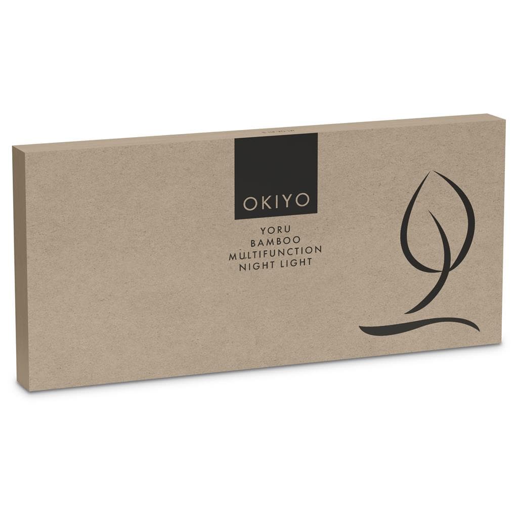 Okiyo Yoru Bamboo Wireless Charger & Night Light