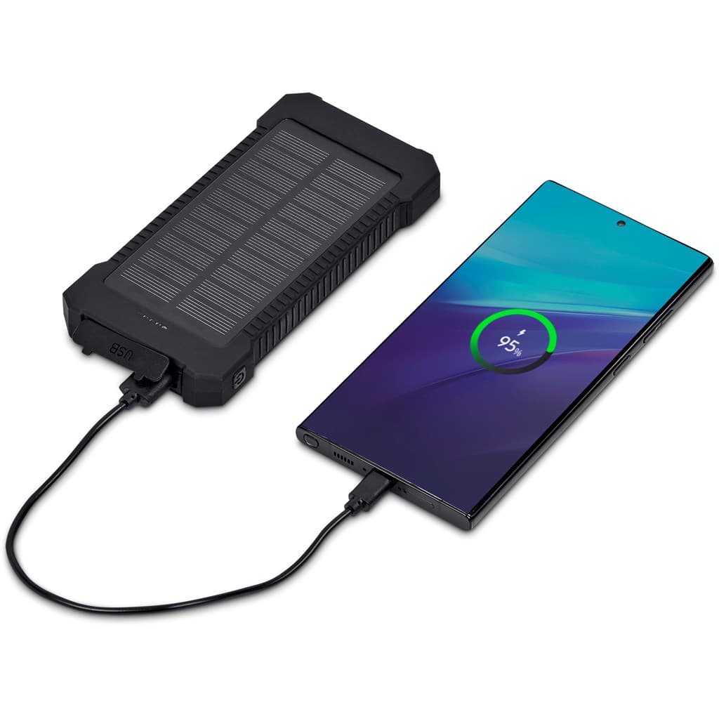 Swiss Cougar Durban Fast Charge 20W Solar Power Bank -10 000mAh